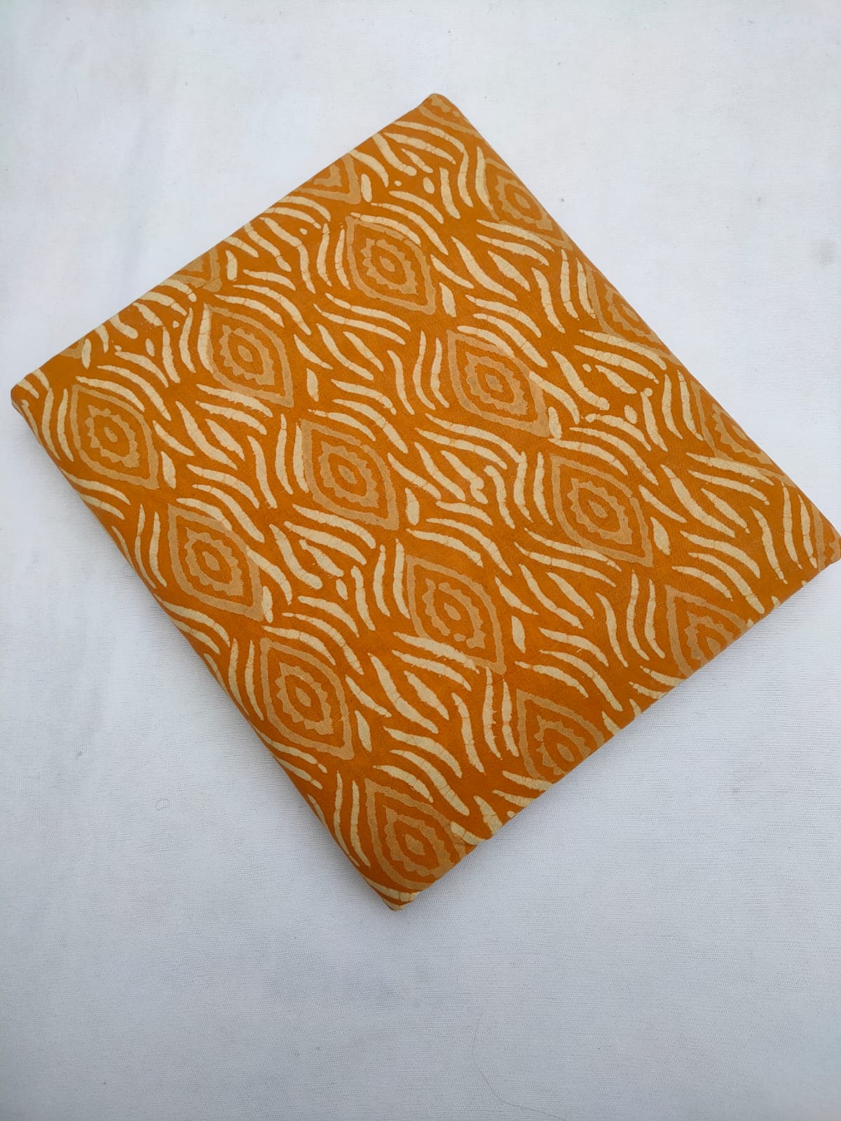 Bagru Pure Cotton Hand Block Fabric - JBRBK665