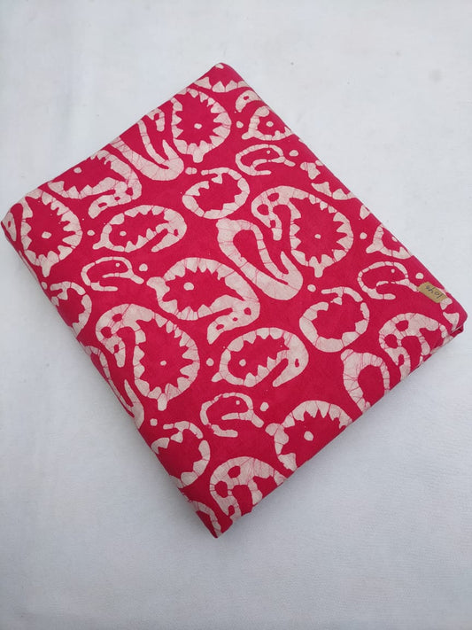 Bagru Pure Cotton Hand Block Fabric - JBRBK719