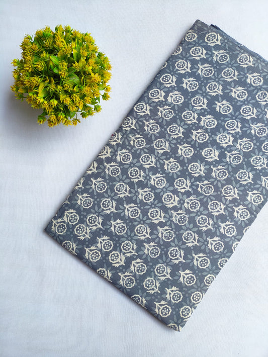 Bagru Dabu Indigo Batik Hand Block Cotton Fabric