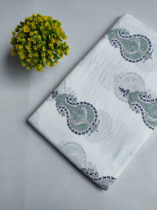 Jaipuri Hand Block Pure Cotton Fabric - JBTMZ51
