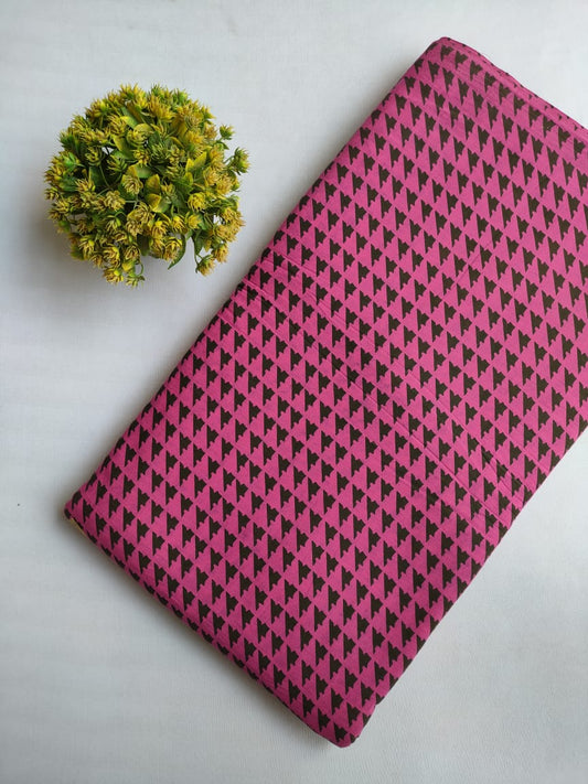 Hand Block printed cotton fabric
