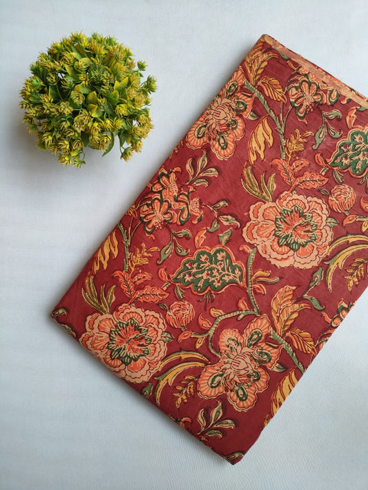 Hand Block printed cotton fabric