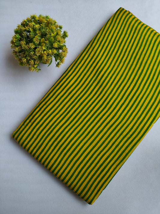 Hand Block printed cotton fabric