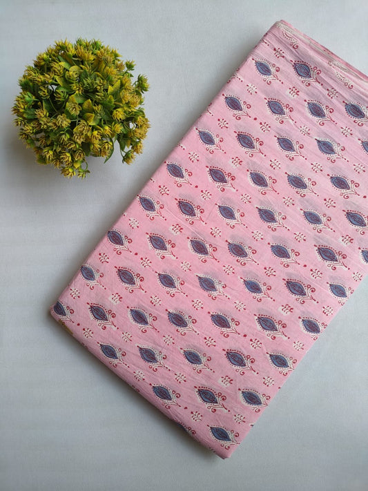 Hand Block printed cotton fabric