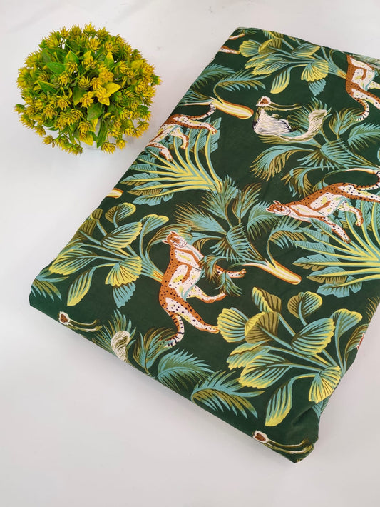 Screen Print Pure Cotton Fabric