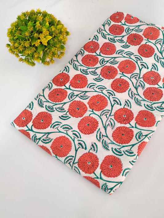Screen Print Pure Cotton Fabric