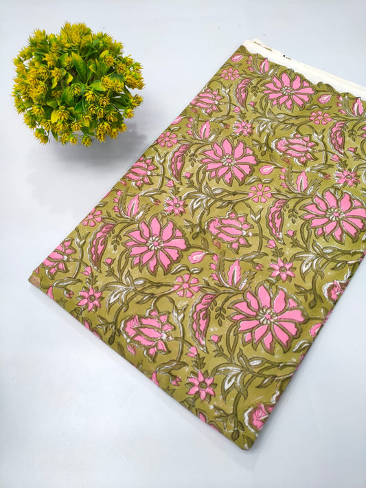 Repit Print Sanganeri hand block printed fabrics