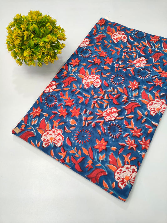 Repit Print Sanganeri hand block printed fabrics