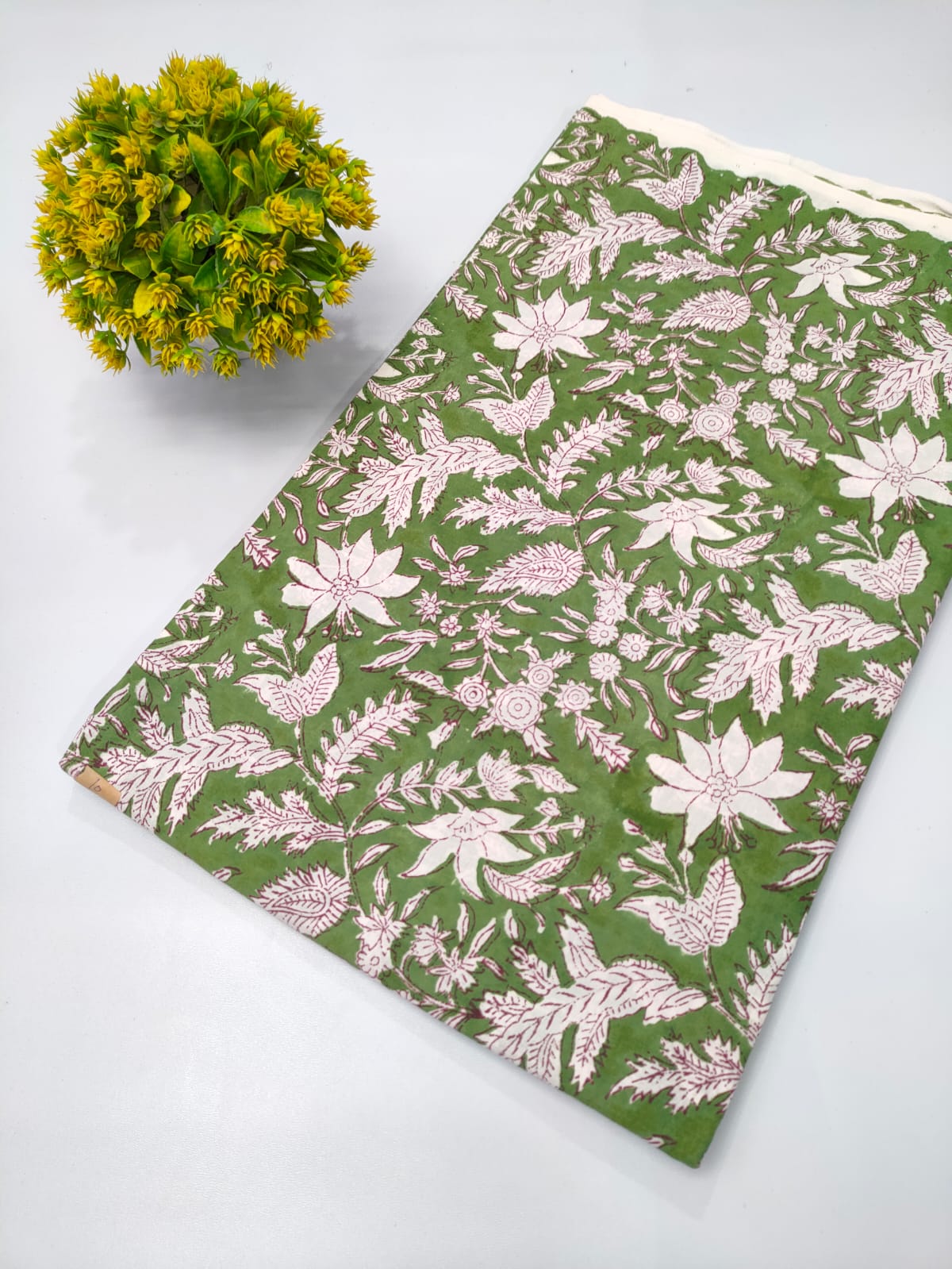 Repit Print Sanganeri hand block printed fabrics