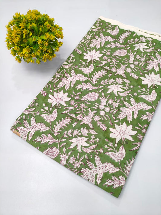 Repit Print Sanganeri hand block printed fabrics