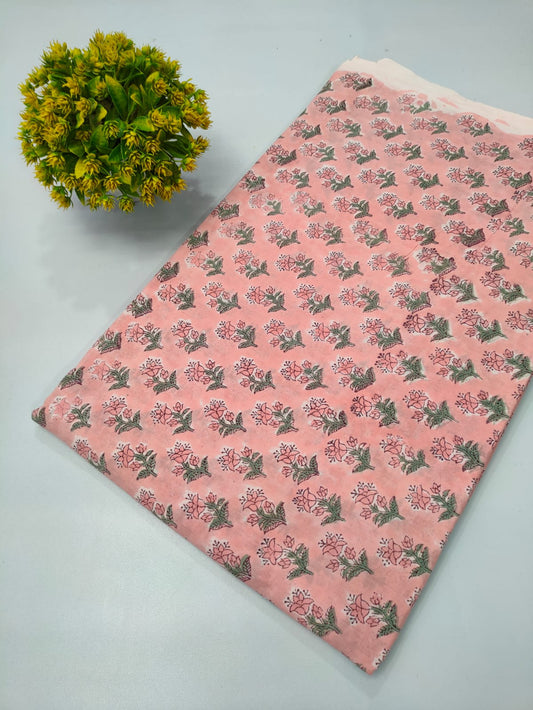 Repit Print Sanganeri hand block printed fabrics