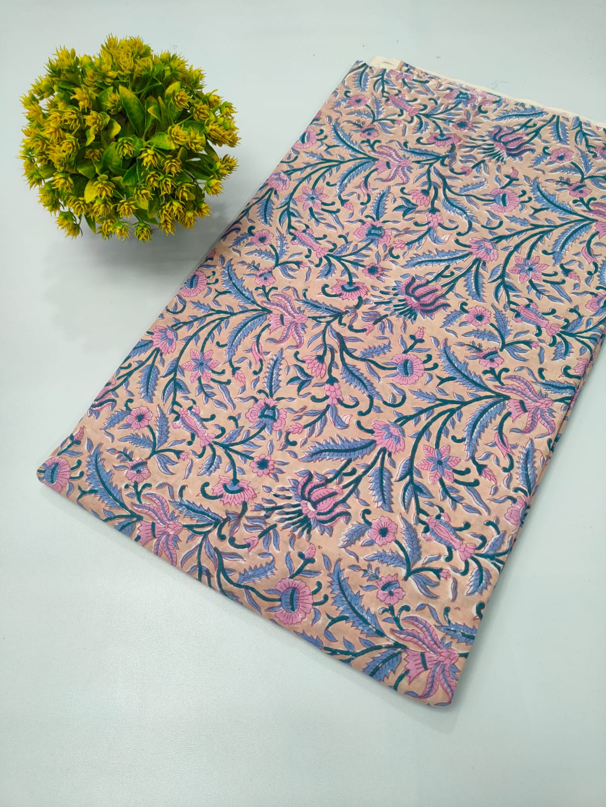 Repit Print Sanganeri hand block printed fabrics
