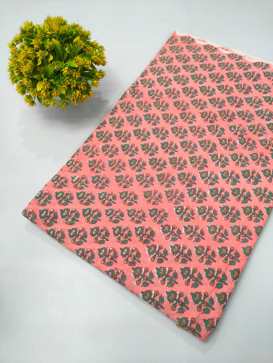 Repit Print Sanganeri hand block printed fabrics