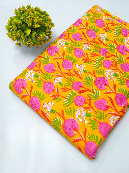 Cotton Fabrics Screen Printed