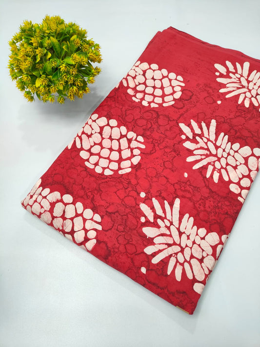 Batik print cotton fabric