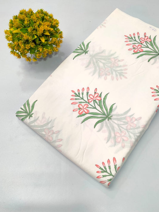 Boota Print Cotton Hand Block Fabric