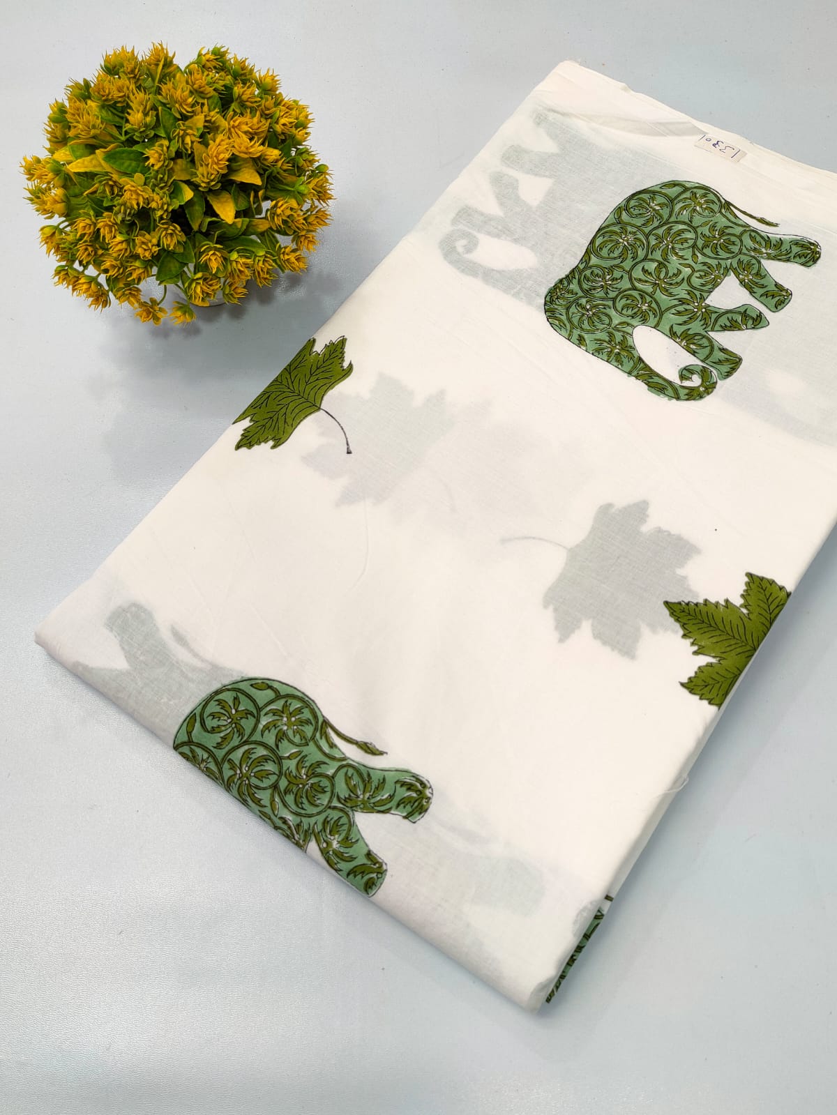 Boota Print Cotton Hand Block Fabric