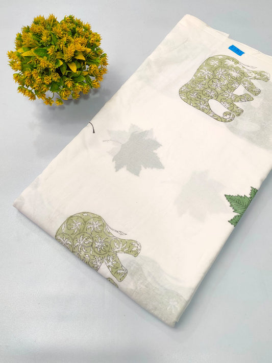 Boota Print Cotton Hand Block Fabric