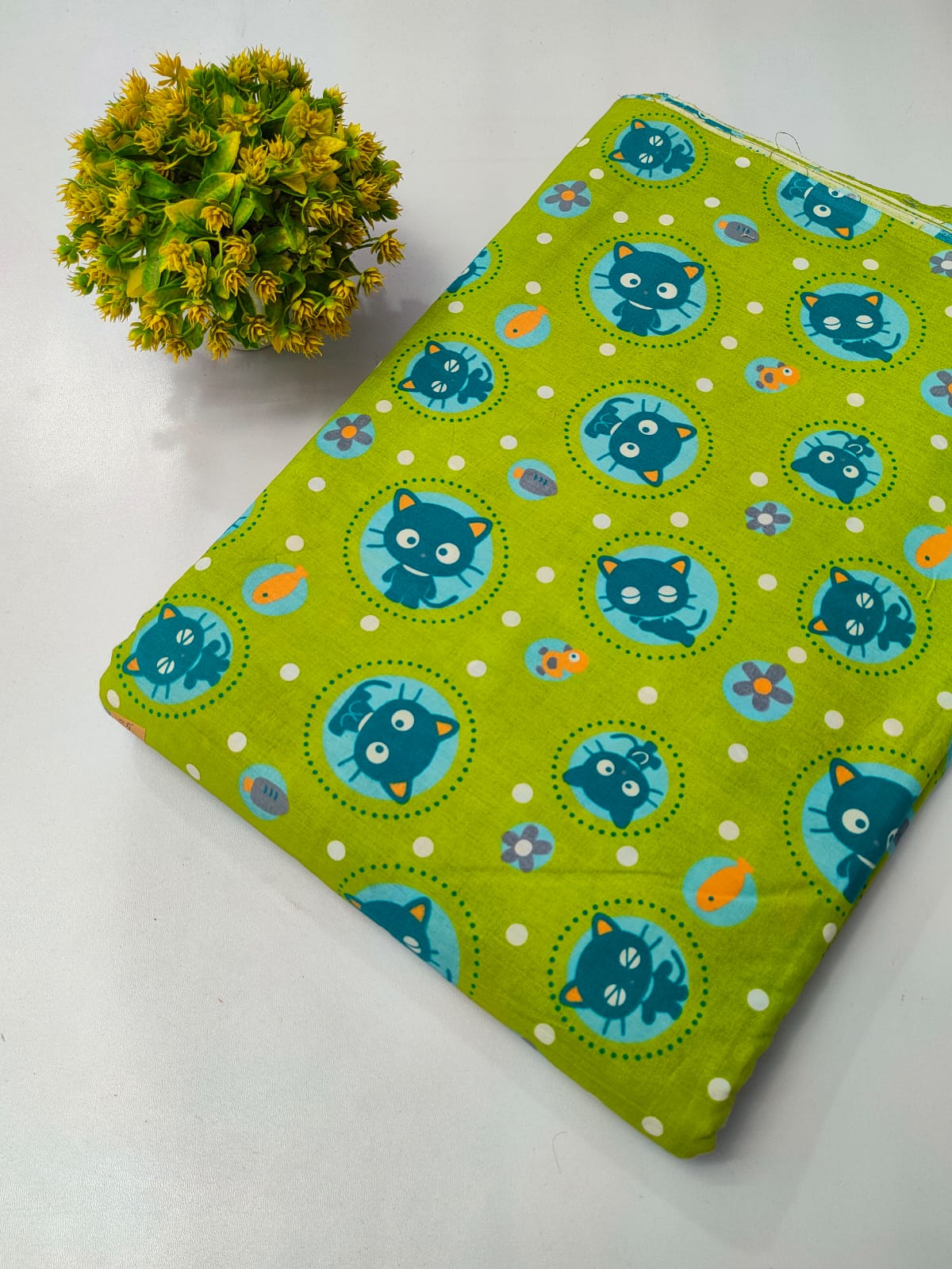 Pure Cotton Fabric Screen Printed