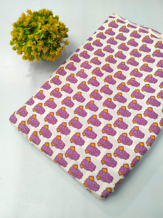 Pure Cotton Fabric Screen Printed