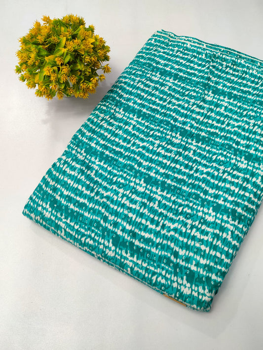 Pure Cotton Fabric Screen Printed