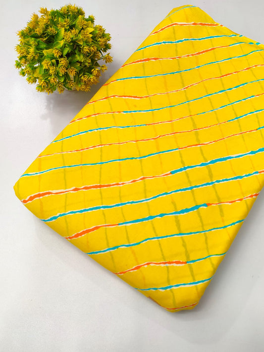 Pure Cotton Fabric Screen Printed