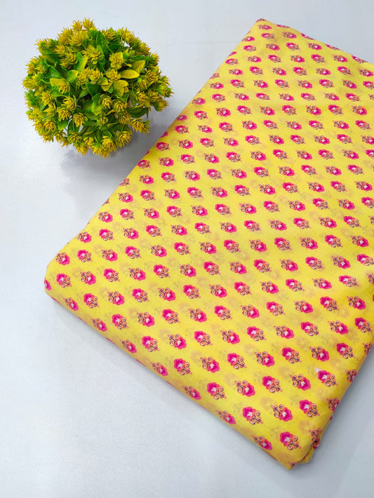 Pure Cotton Fabric Screen Printed