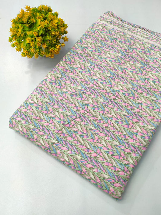 Pure Cotton Fabric Screen Printed