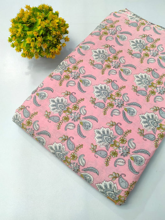 Pure Cotton Fabric Screen Printed