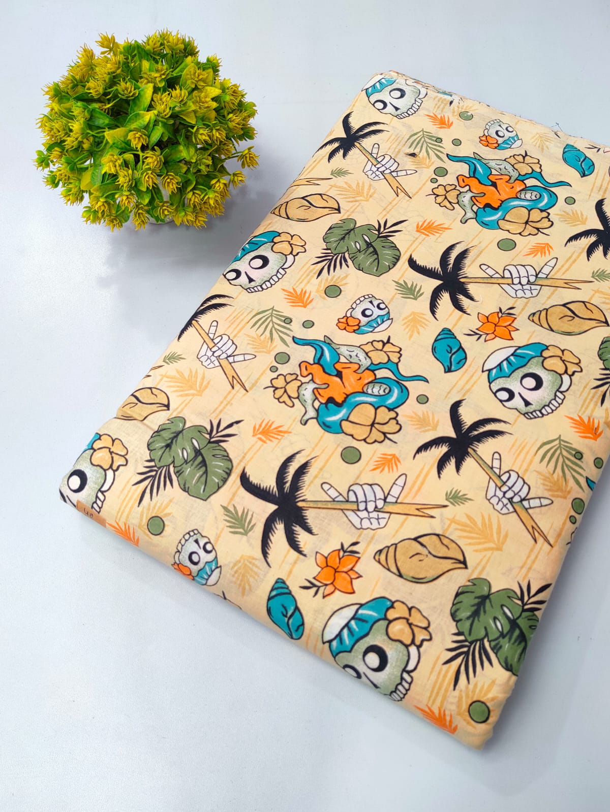 Pure Cotton Fabric Screen Printed
