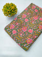 Soft Cotton Hand Block Fabric