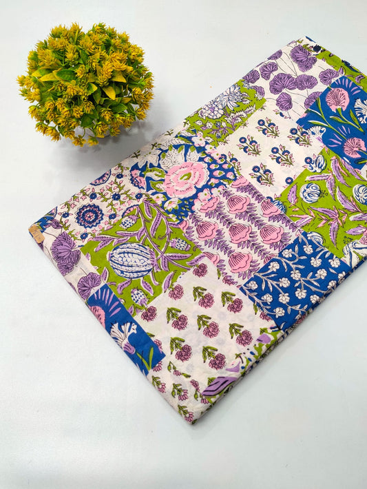 Soft Cotton Hand Block Fabric