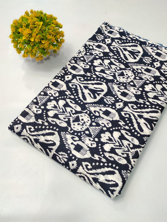 Soft cotton fabric for summer tulsi prints