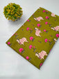 Soft cotton fabric for summer tulsi prints