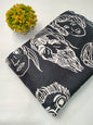 Soft cotton fabric for summer tulsi prints