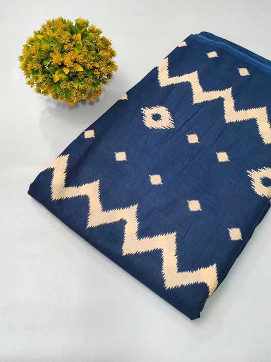 Soft cotton fabric for summer tulsi prints