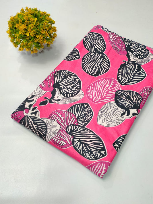Soft cotton fabric for summer tulsi prints