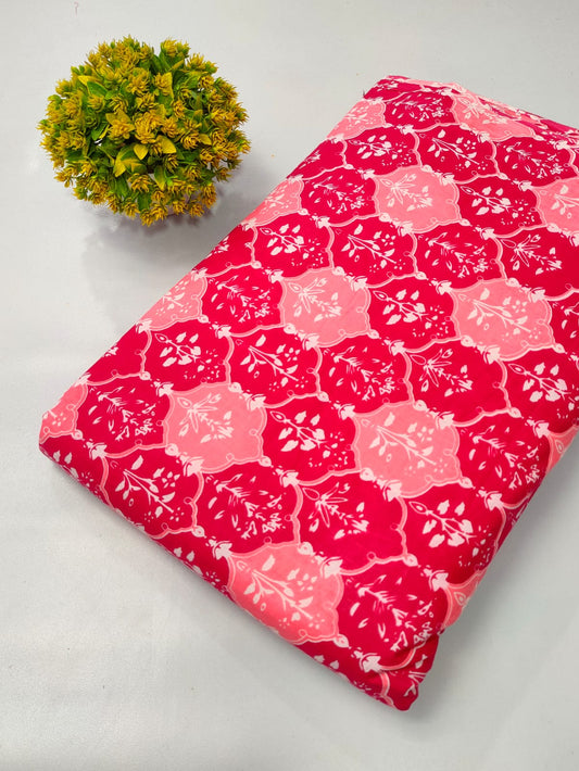 Soft cotton fabric for summer tulsi prints